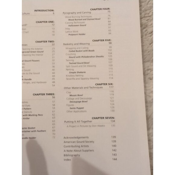 The Complete Book of GOURD CRAFT 22 Projects 55 Decorative Techniques 1996 SC - Picture 5 of 6